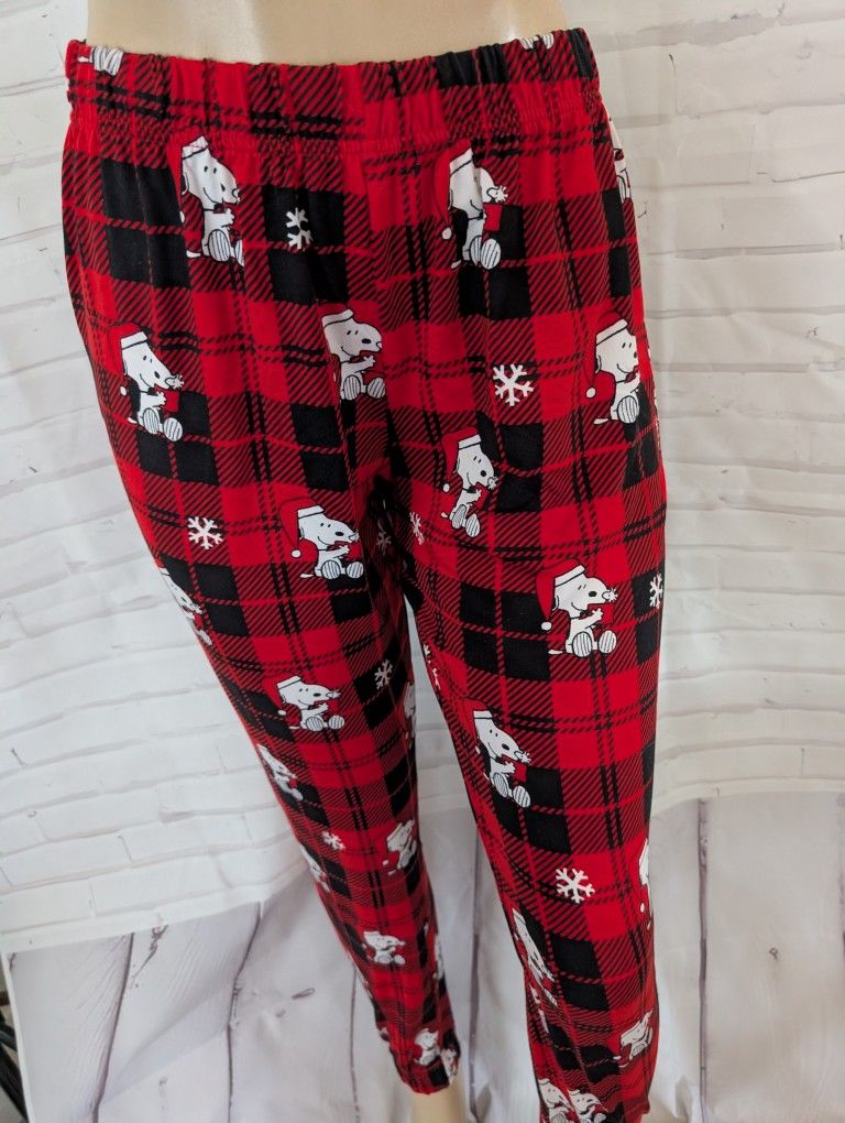 Munki Munki Christmas Snoopy PJ Women's Size M