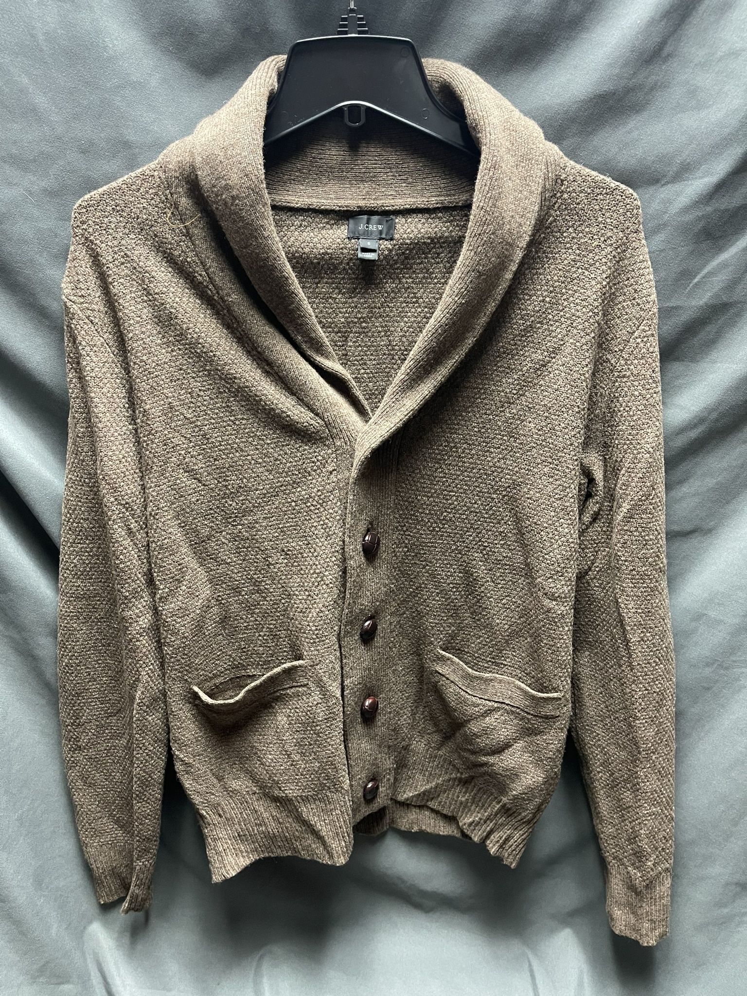 Men’s Jcrew Brown Cardigan - Size Small