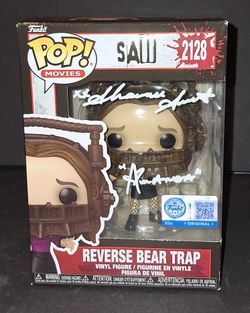 🔥Shawnee Smith Signed Autographed Funko Saw Reverse Bear Trap Funoo Beckett COA🔥
