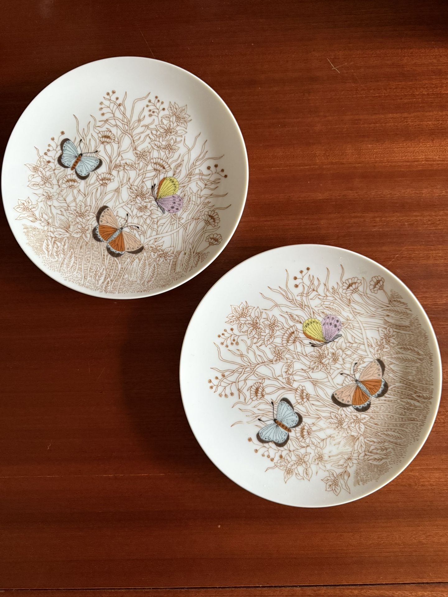 Fitz & Floyd Variation Butterfly Salad Plates