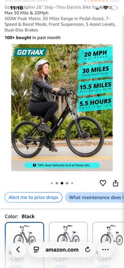 Go trax  Dolphin 26" Electric Bike with upgrades    Trade me for your ps5 cd bundle