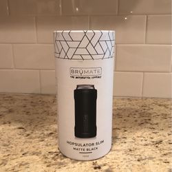 Brumate + White Claw Hopsulator Slim NEW 12oz Insulated Coozie 