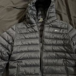 Eddie Bauer Kids Hooded Puffer Jacket – Size M 