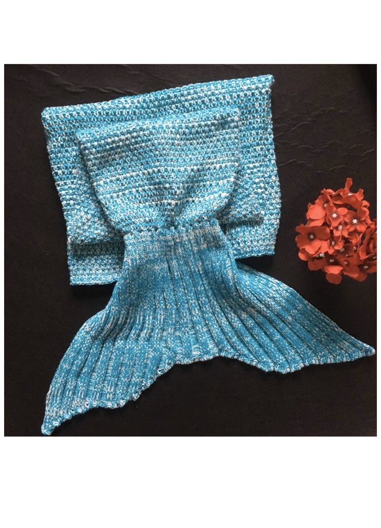 Brand new Mermaid Tail Blanket for Adult, Light Blue