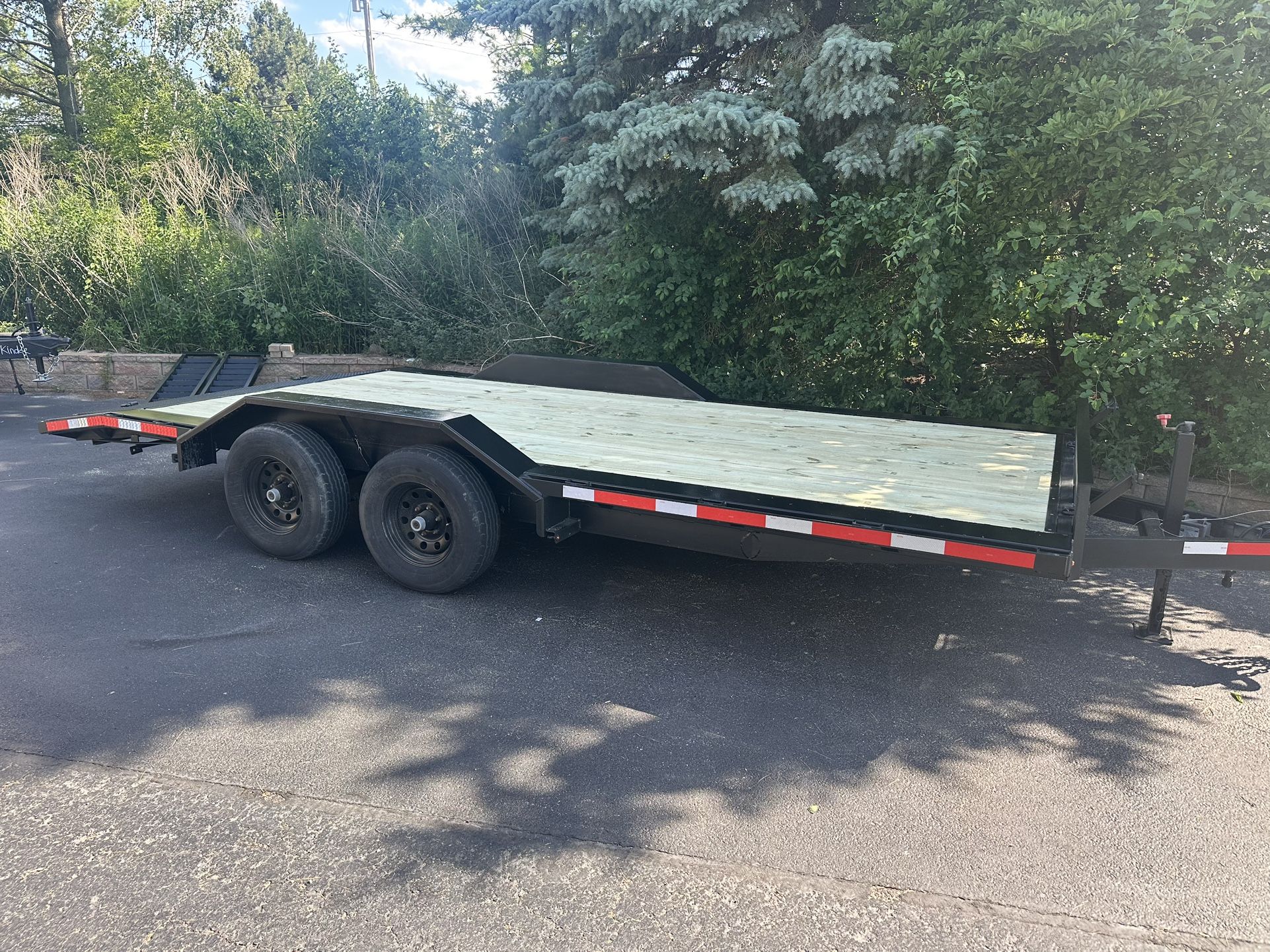 18’ Steel Trailer 10k Axles
