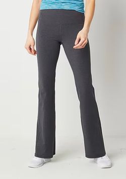Xersion high waisted gray flared bootcut pant