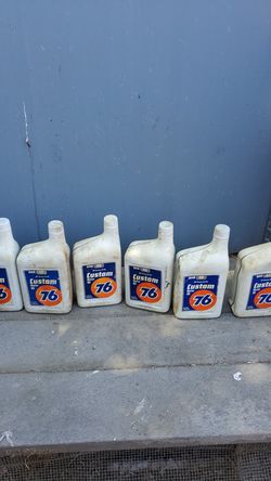6 bottles of oil