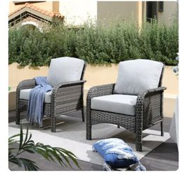 Brand new Ovios Set of 2 WickerChairs