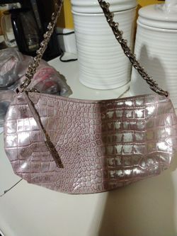 Vtg Elliot Lucca Leather Snake print Bag
