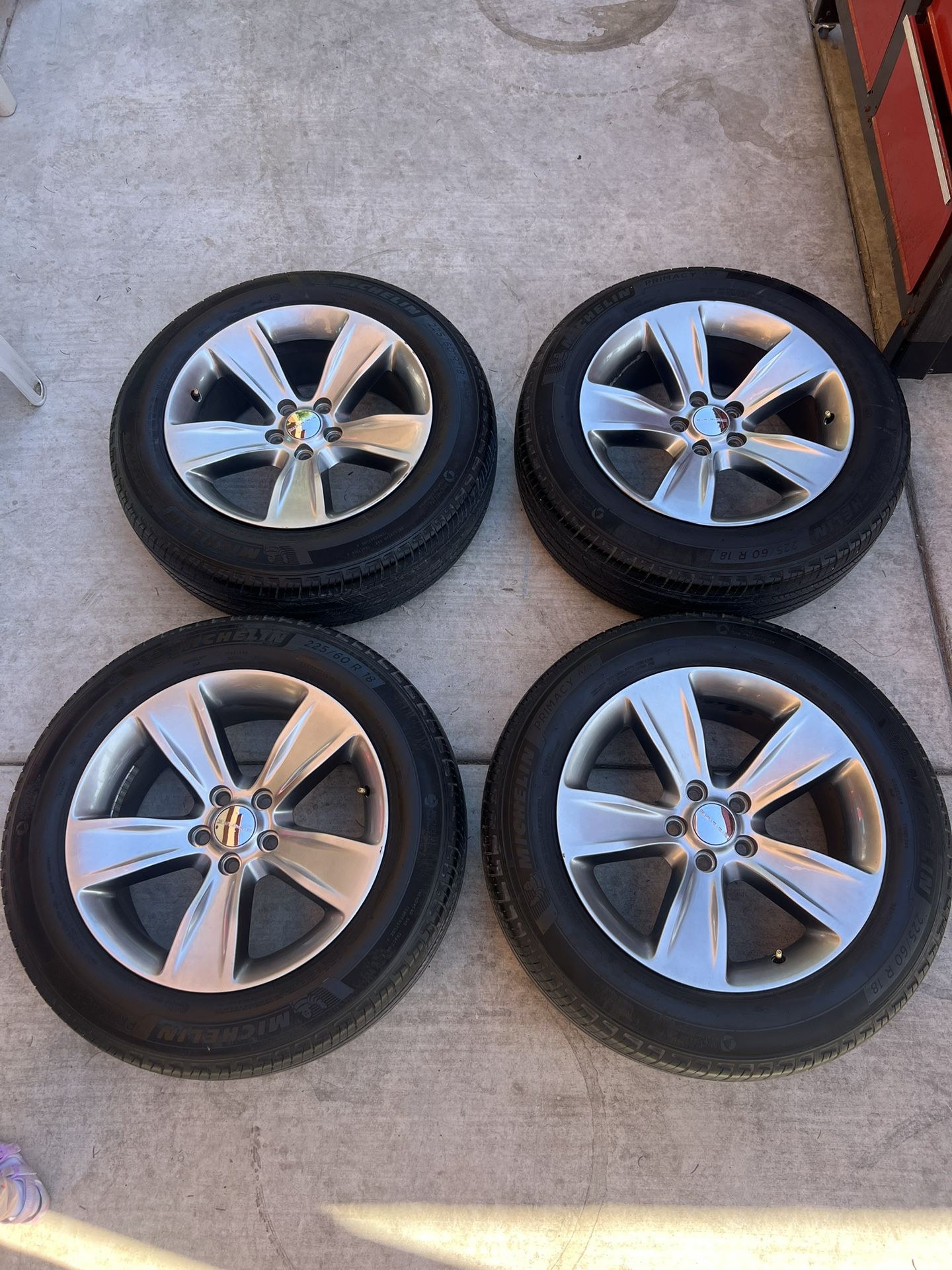Challenger Rim Pattern Set of 18in Dodge Challenger Charger wheels, tires 225/60r18 rims 5x115 ...