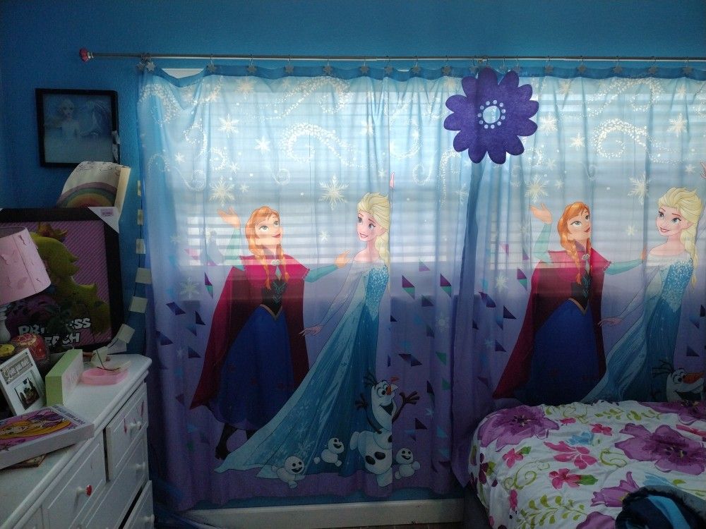 Frozen Curtains Or Shower Curtain.