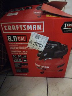 Craftsman 6-0 gal new