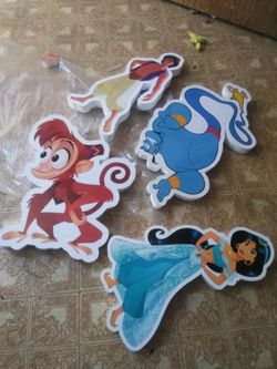 Alladin foam decorations