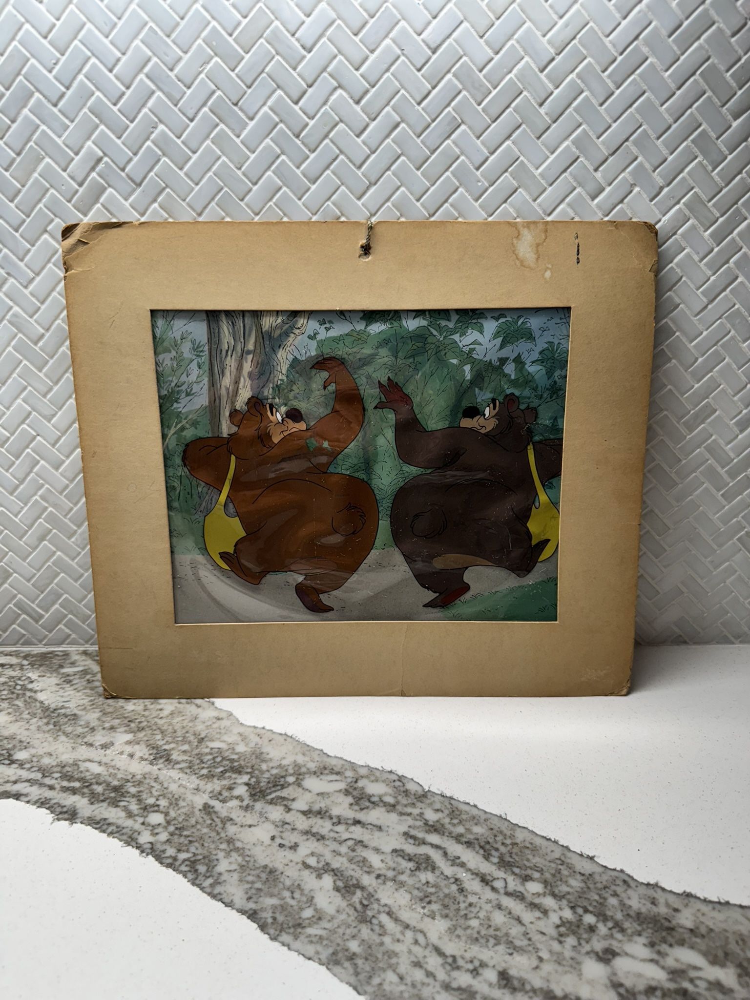 Humphrey the Bear ORIGINAL Handpainted Celluloid Drawing Walt Disney Production