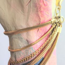 Vintage Indian Copper And Brass Bracelets 