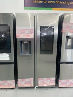 Samsung 36 in. 26.7 cu. ft. Standard Depth Smart Side by Side Refrigerator in Stainless Steel with Family Hub