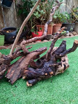 6 piece driftwood for aquariums terrariums decor