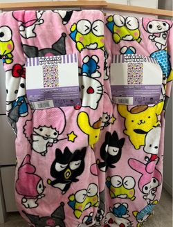 Hello Kitty and Friends Rainbow Magic Silk Touch Throw