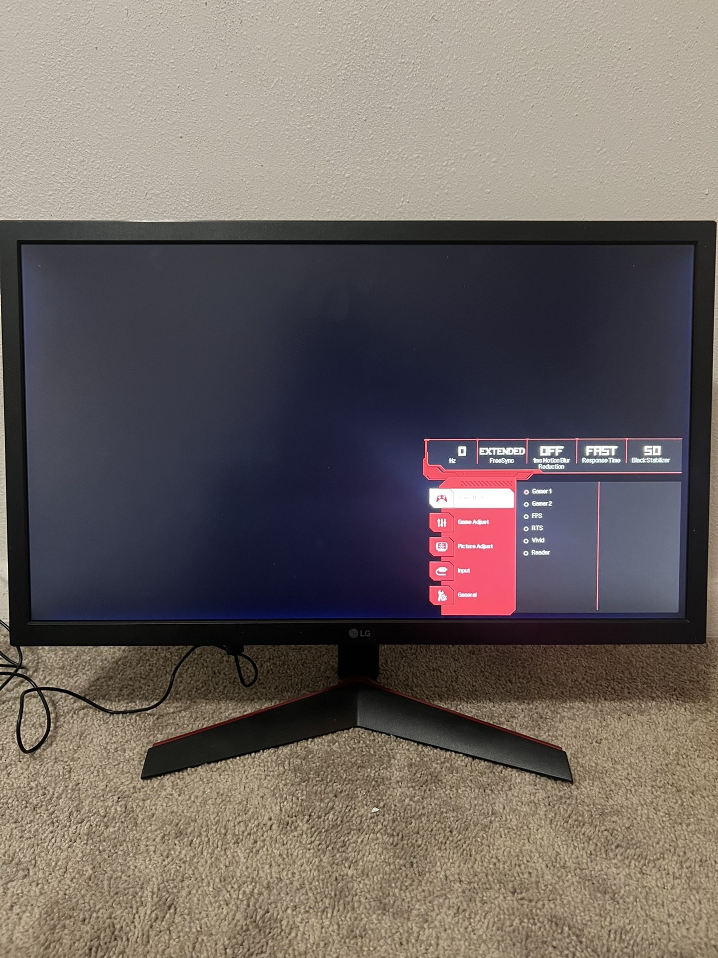 LG UltraGear 24GN50W-B 24" TN LCD Gaming Monitor