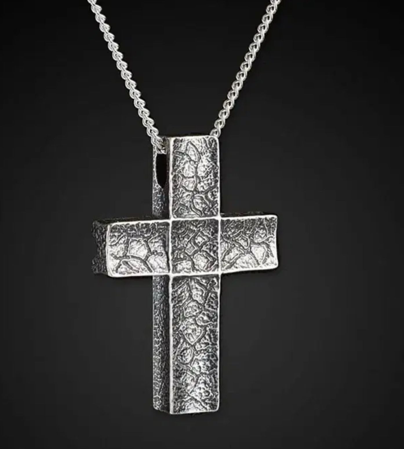 William Henry UNUM Small Sterling Silver Cross Necklace