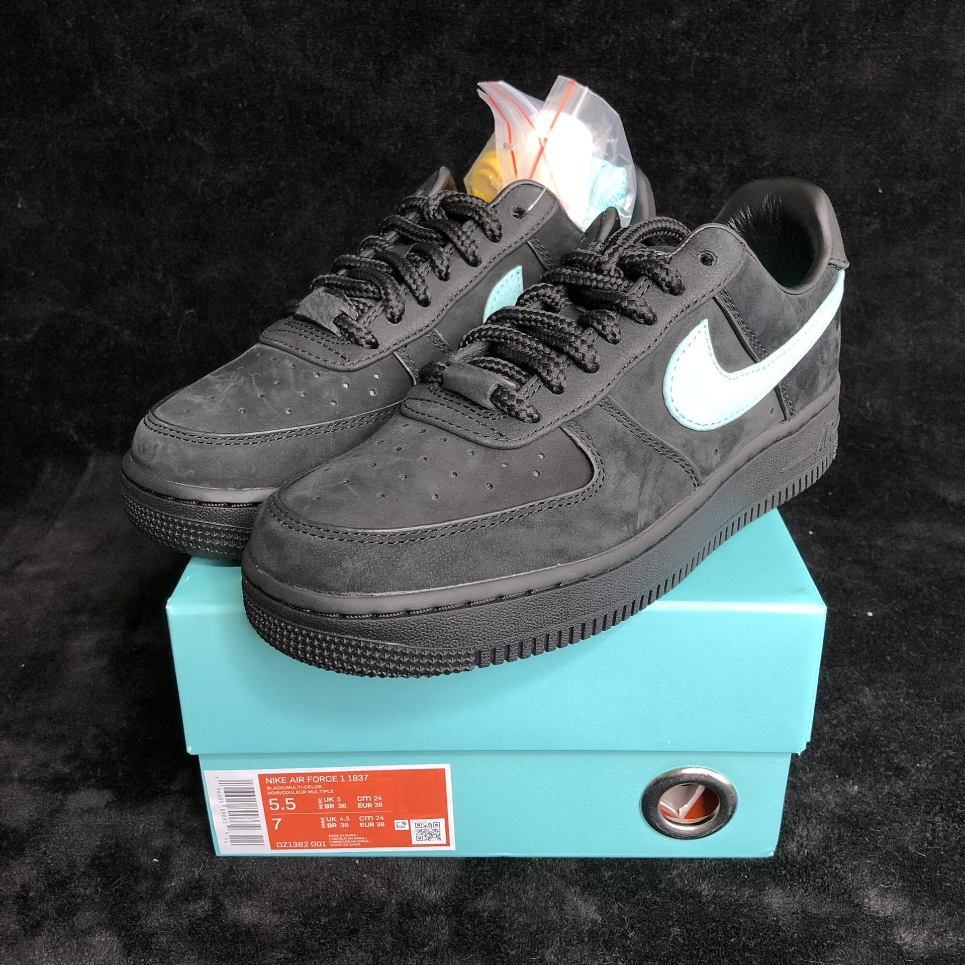 Black Turbo Green Air Force Black Purple Green Sneakers Tenis Nike