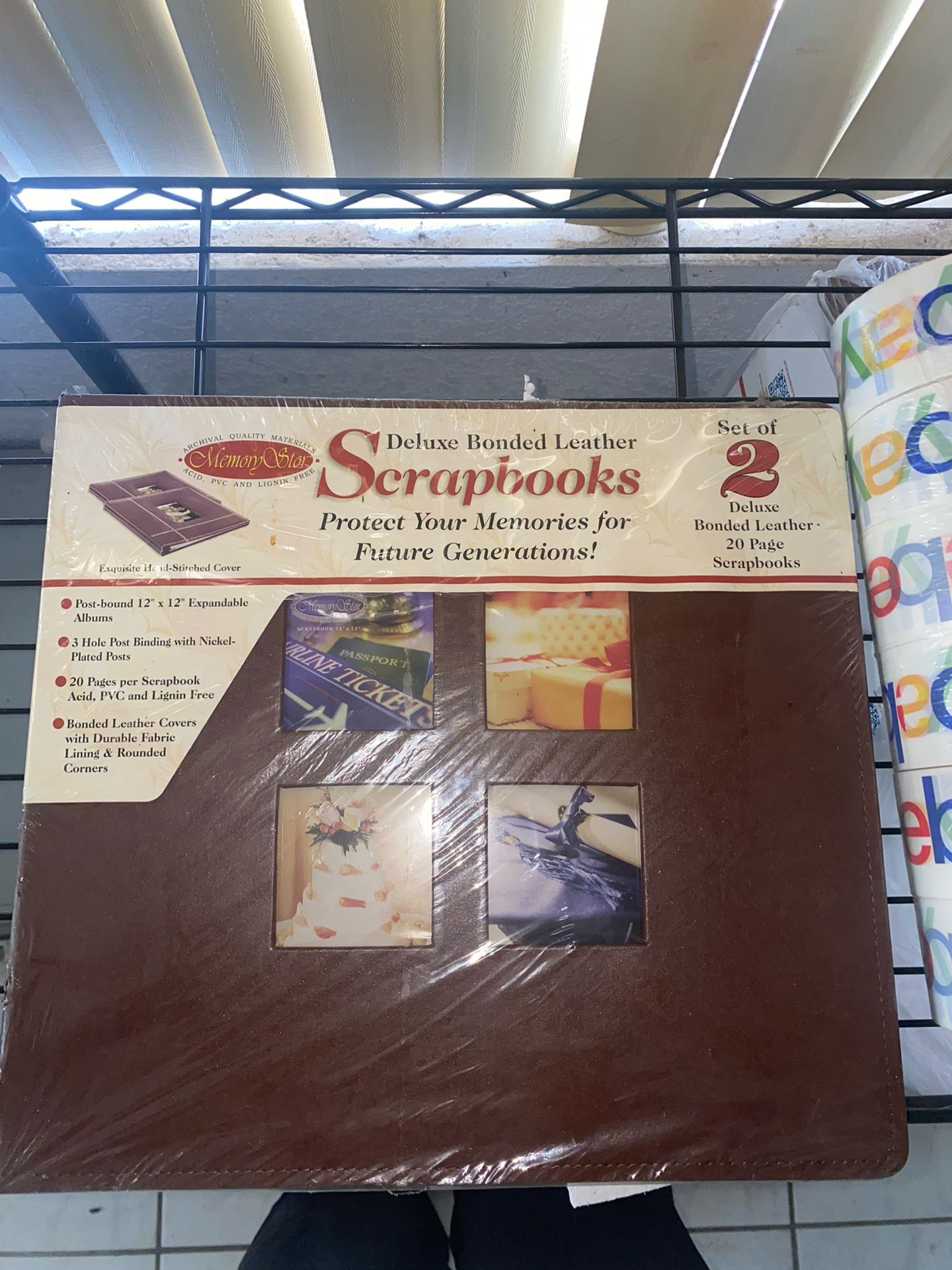 Deluxe Bonded Leather Scrapbooks