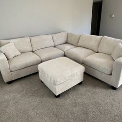 Sectional Sofa With Ottoman 