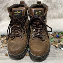 AdTec Mens Brown 6in Hiker Boot Crazy Horse Leather size 9.5 