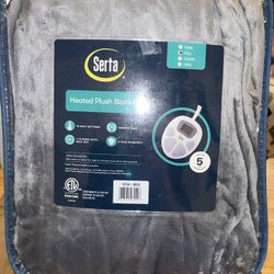 Serta ST54-0083 Heated Midweight Electric Blanket Grey - Full