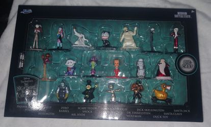 18pc Die-cast nightmare before Christmas (nano metal figures)