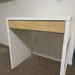 Small White Study Table-IKEA