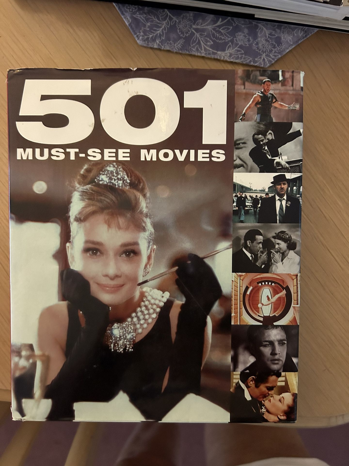 501 Must-see  Movies Thick Hard Cover Book-$15.00