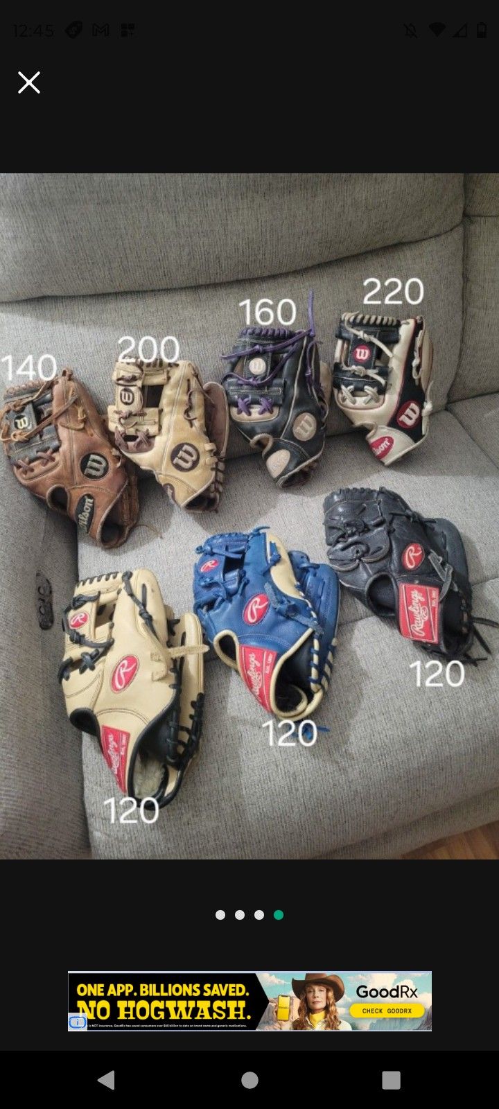 Baseball Glove Or Softball Glove