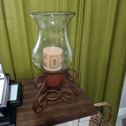 Iron Candle Holder