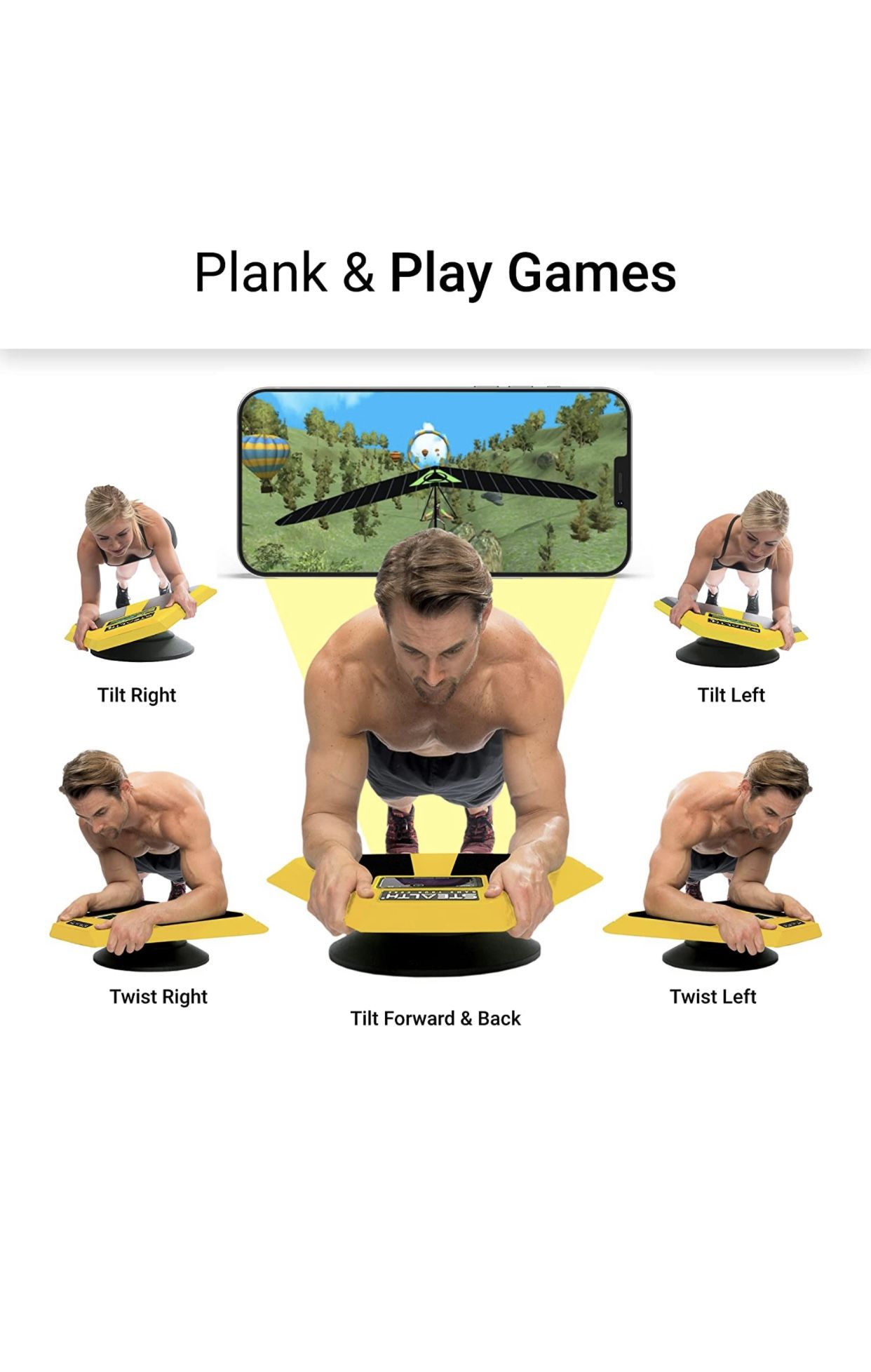 Stealth Abs Plank Core Trainer Get Strong Sexy Abs and Lean Core