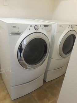 Whirlpool duel washer dryer