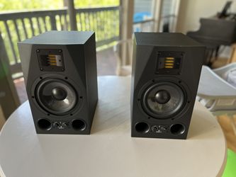 ADAM A7X pair studio monitors — tested working