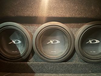 3x Alpine Type X 10” Subwoofers in Sealed box