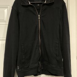 Banana Republic  Full Zip Midweight Jacket (Men's Large) Blue 