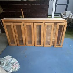Wooden Cabinet Shelves Open To Offers