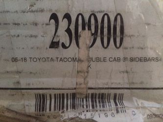 Step Bars for 05-2018 ToyotaTacoma double cab back