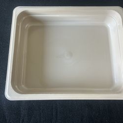 Cambro 1/2 Size Food Pan 4.13 Qt 10.4” x 12.8” x 2.5” Poly Food Storage Pan NSF 