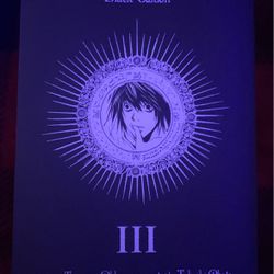 Death Note III Black Edition Manga for $10
