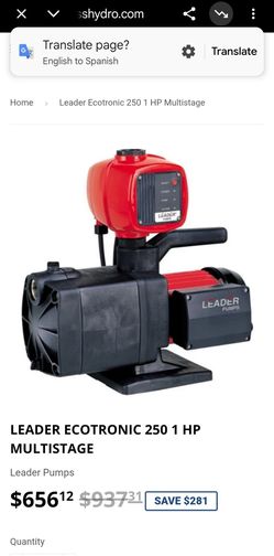 Leader Water pump