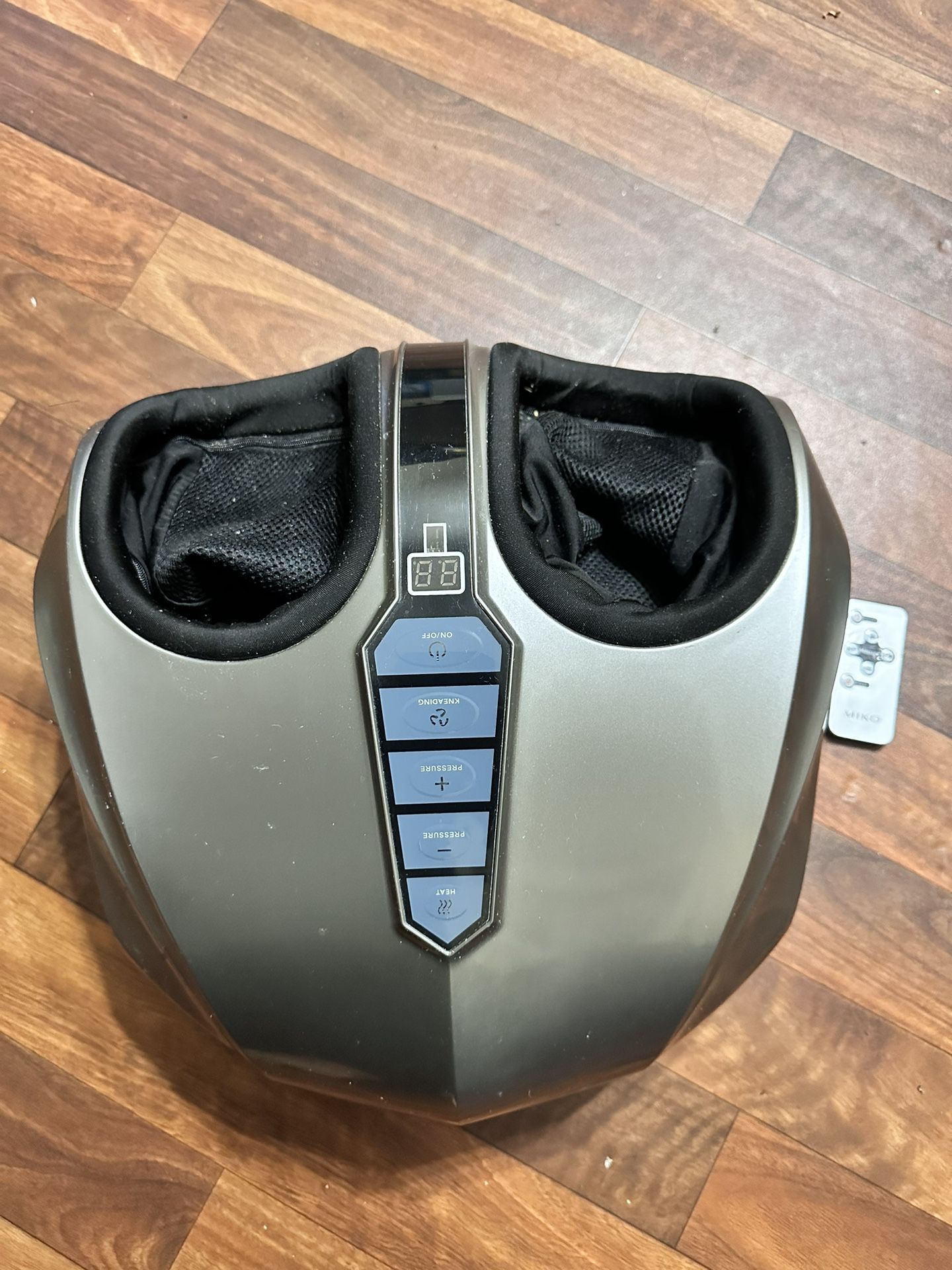 MIKO Foot Massager Machine with Deep-Kneading, Compression, Shiatsu, and Heat for Plantar Fasciitis, Neuropathy