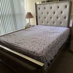 Bed Frame, Mattress