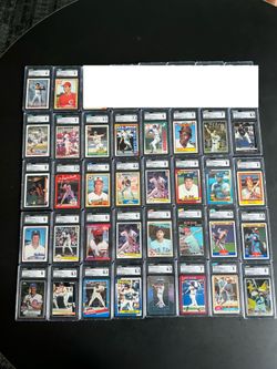 34 MLB CGC slabs In Great Condition