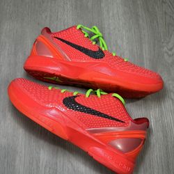 Kobe 6 Protro Reverse Grinch Size 10 Brand New