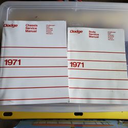 1971 Dodge chassis and body manual