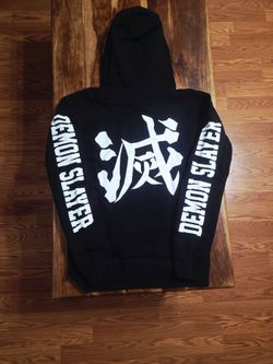 Steve Aoki's DIM MAK/Demon Slayer Collab Black Pullover Hoodie